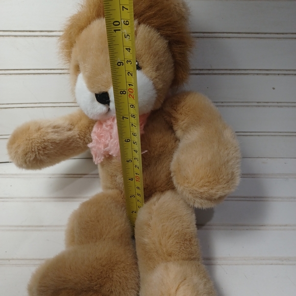 Vintage Lion Plush Stuffed Animal Short Main Safari Zoo 1993. Condition is pre-o - Picture 8 of 9
